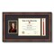 ArtToFrames 8.5x11 inch Diploma Frame with 4x6 Inch Image Opening and Tassel Opening - Framed with Black and Gold Mats, Comes with Regular Acrylic and Sawtooth Hanger for Wall Hanging (DIT-8.5x11)